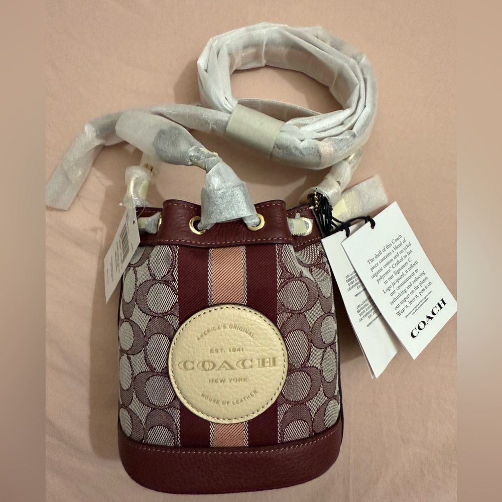 Coach mini Dempsey bucket bag